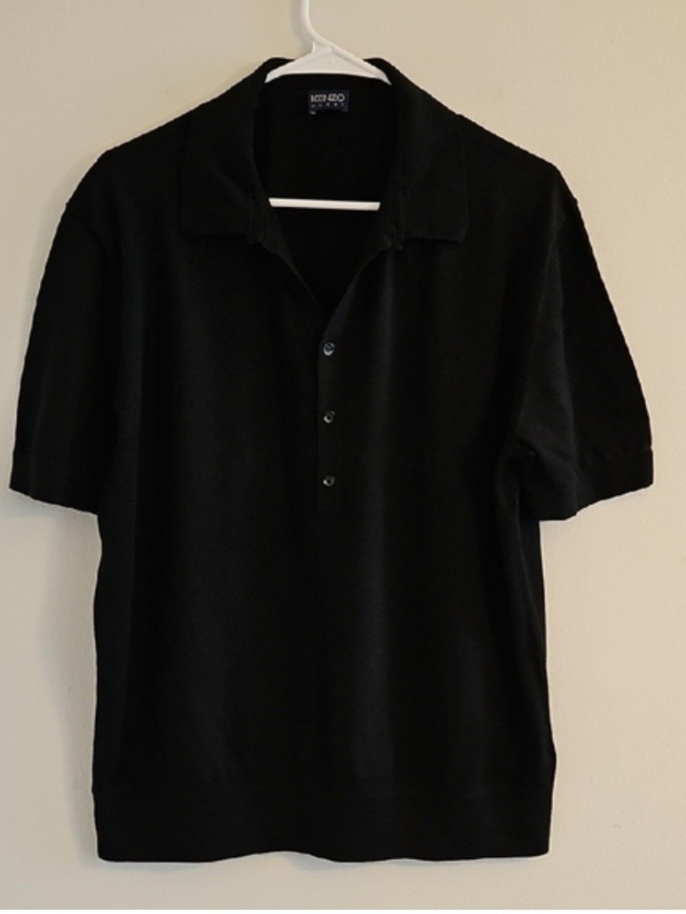 Kenzo Black Short-Sleeve Polo